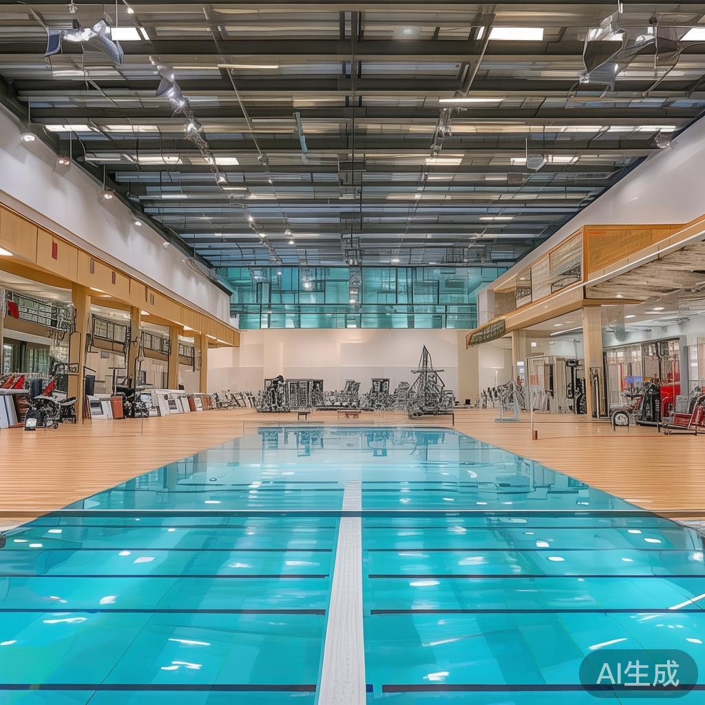 博雅体育运动中心的核心竞争力在于其一流的设施设备。